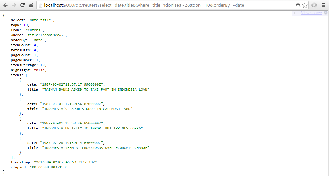 Howto Search Fuzzy