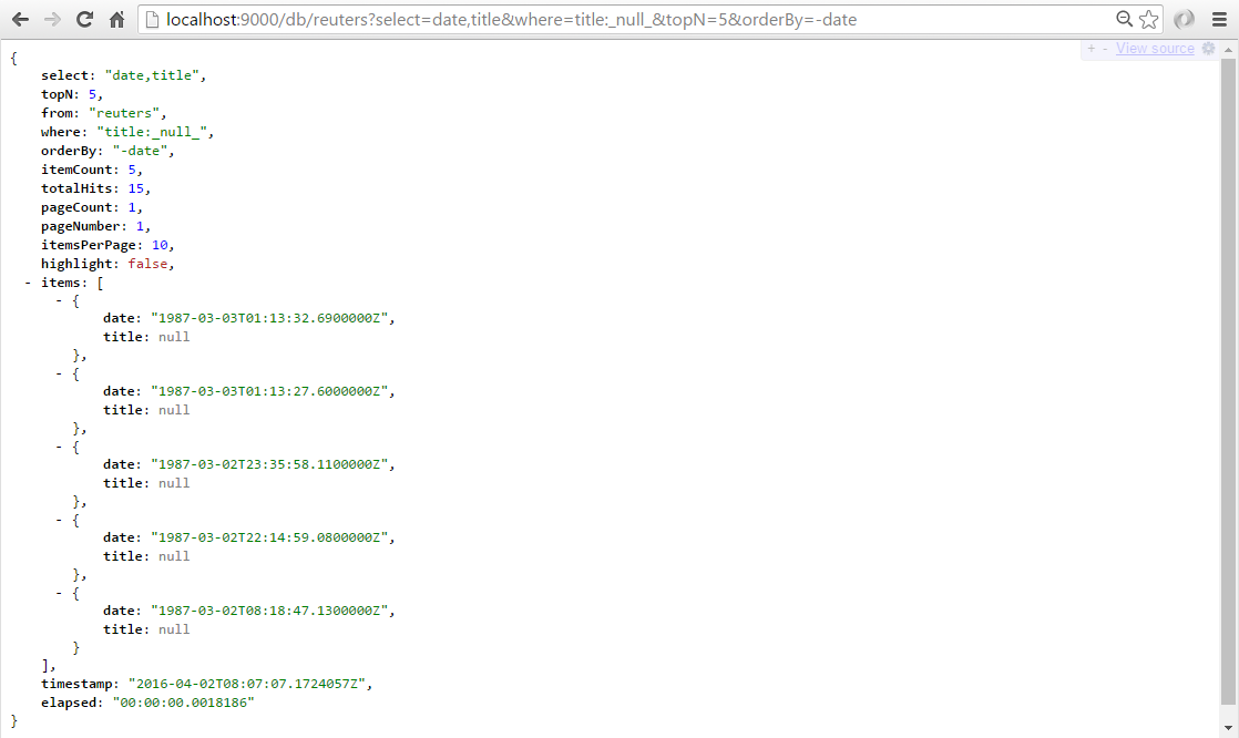 Howto Search Null